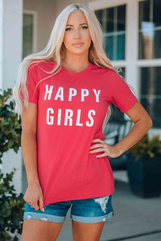 HAPPY GIRLS Mini | Short Sleeve Tee Shirt | Mommy & Me