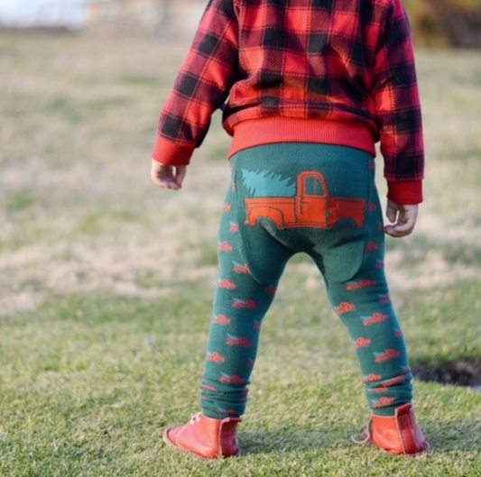 Christmas Tree | Doodle Pants™ Holiday Organic Cotton Leggings - Felicity + Asher Boutique