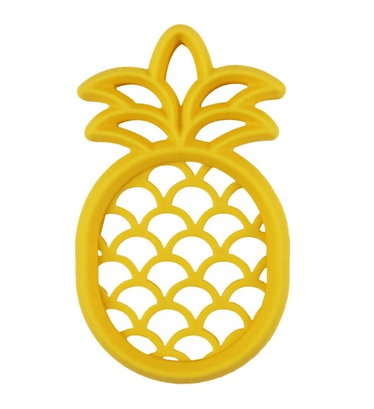 Pineapple | Chew Crew™ Silicone Baby Teether - Felicity + Asher Boutique