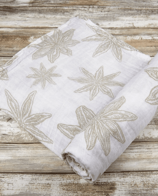 Star of Anise | Newcastle Bamboo Muslin Swaddle - Felicity + Asher Boutique