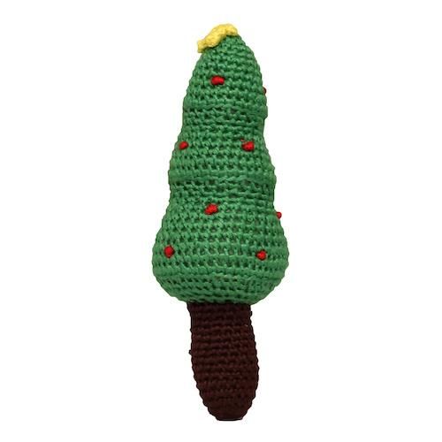 Christmas Tree | Crochet Bamboo Stick Rattle