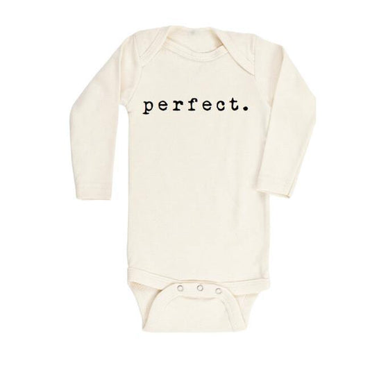 Perfect | Long-Sleeve Organic Infant Unisex Bodysuit - Felicity + Asher Boutique