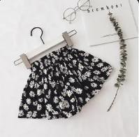 Melina | Black Daisy Vintage-Inspired Girls Skorts Skirt Shorts - Felicity + Asher Boutique