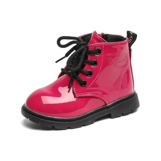 Enya | Hot Pink Zipper Boots